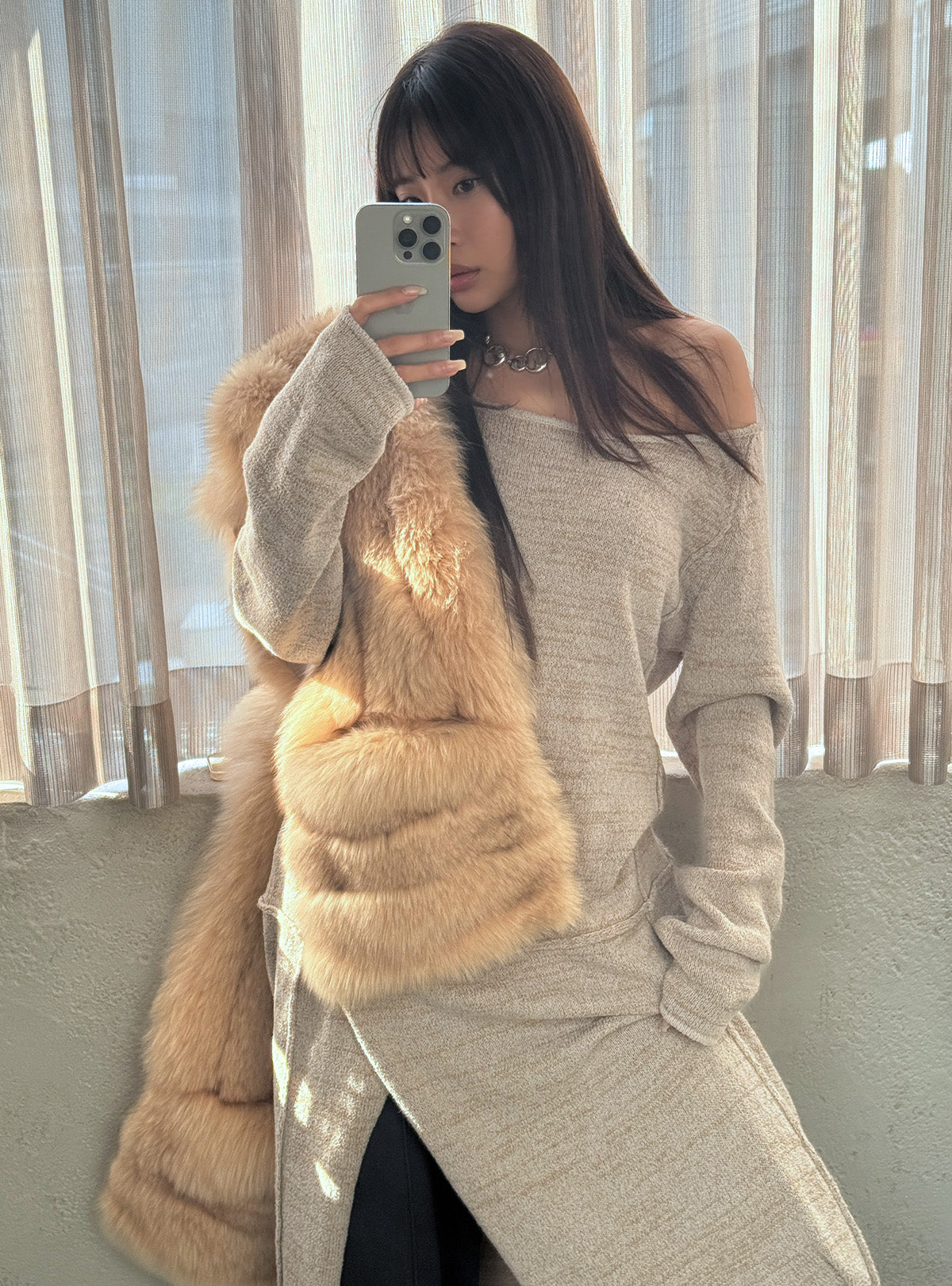 Loose Knit Maxi Dress