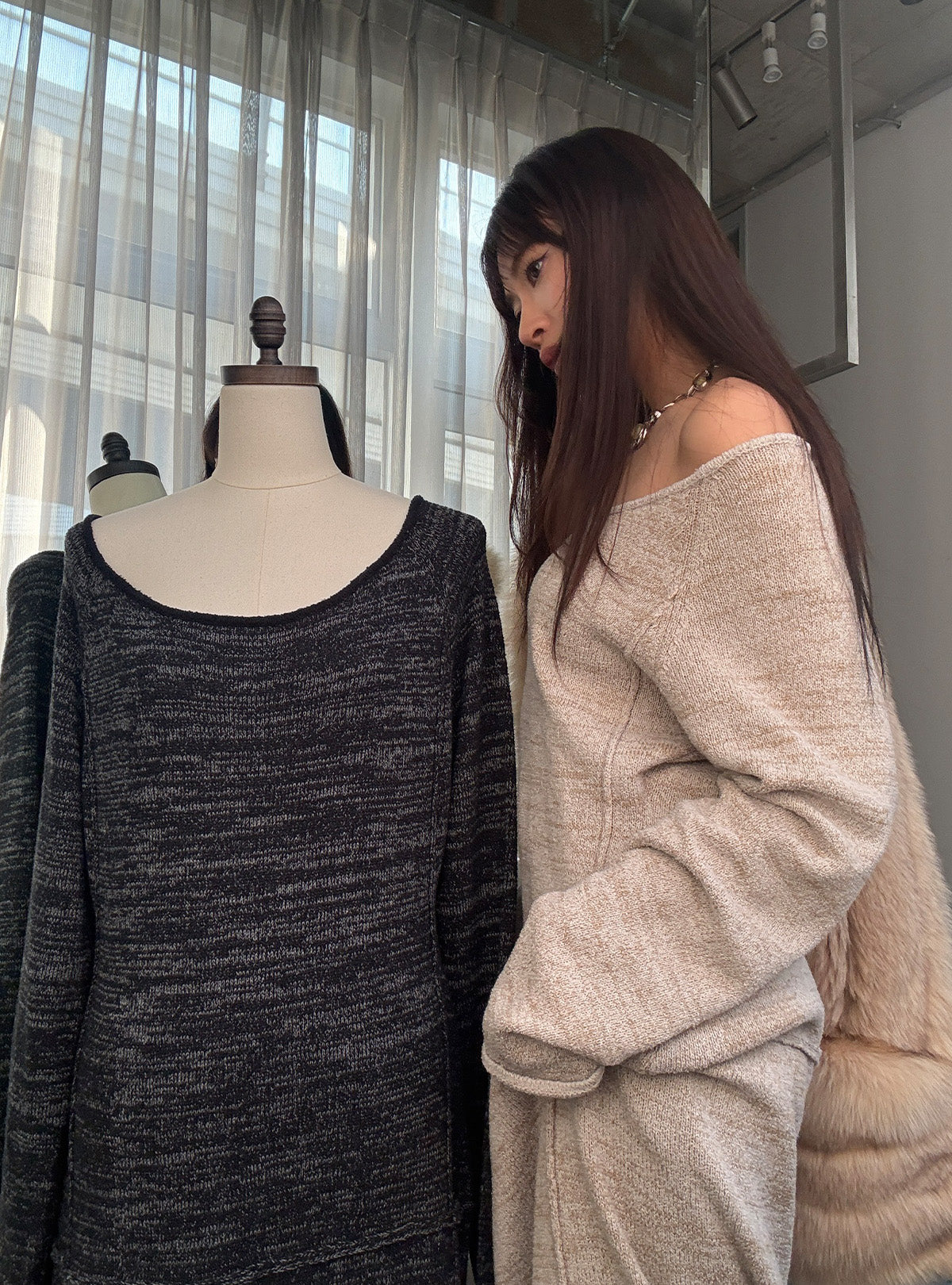 Loose Knit Maxi Dress