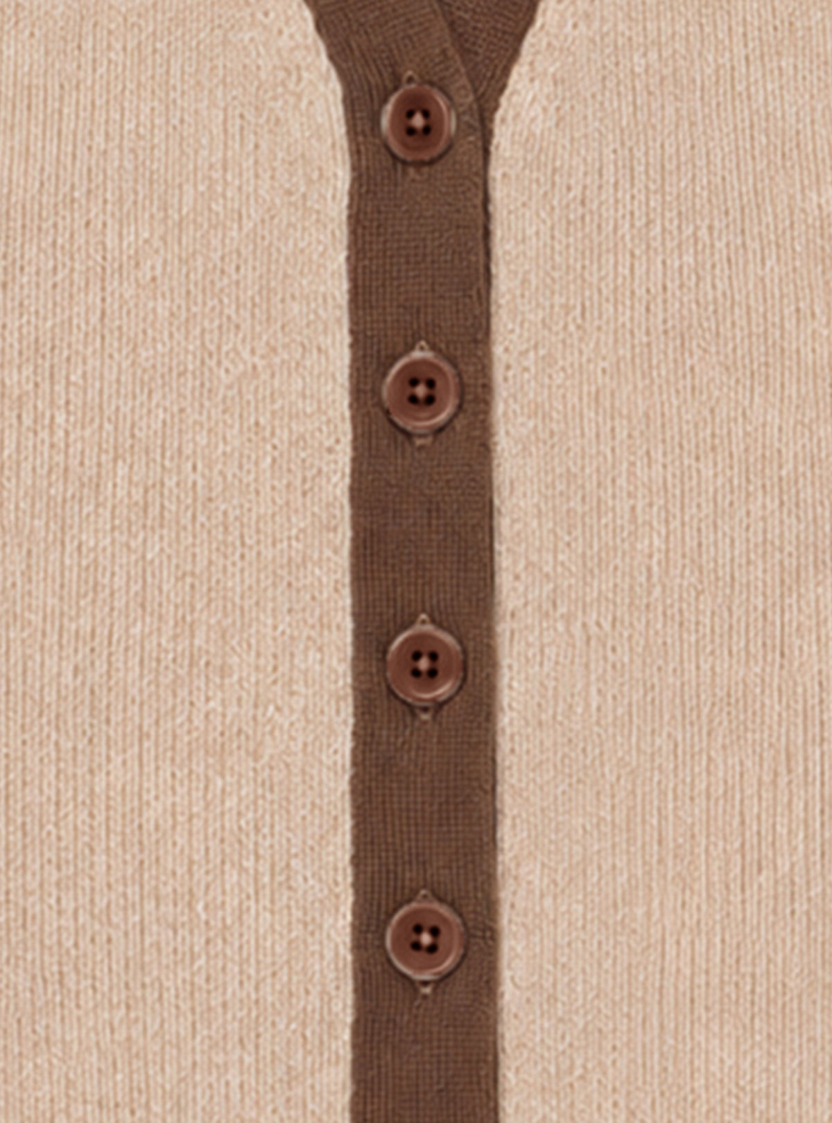 Contrast Halter Knit Vest
