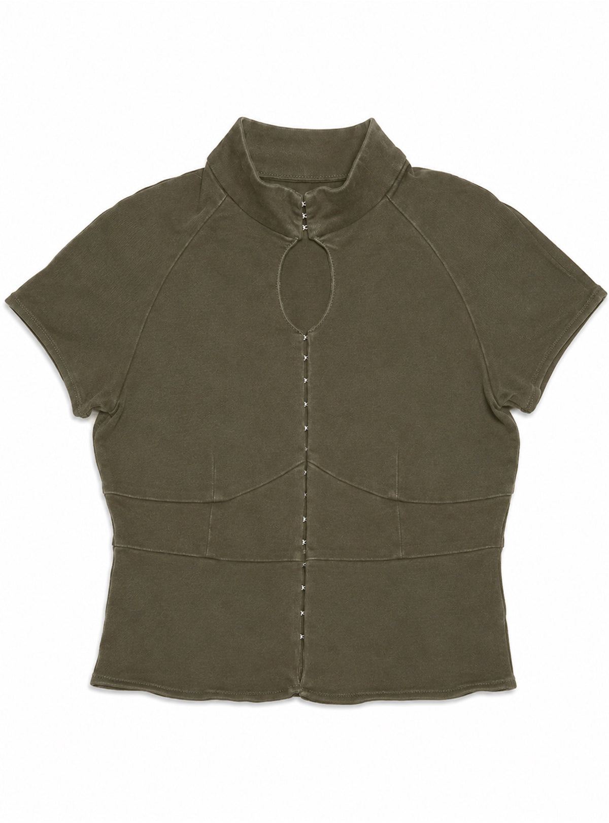 Cutout Peplum Top