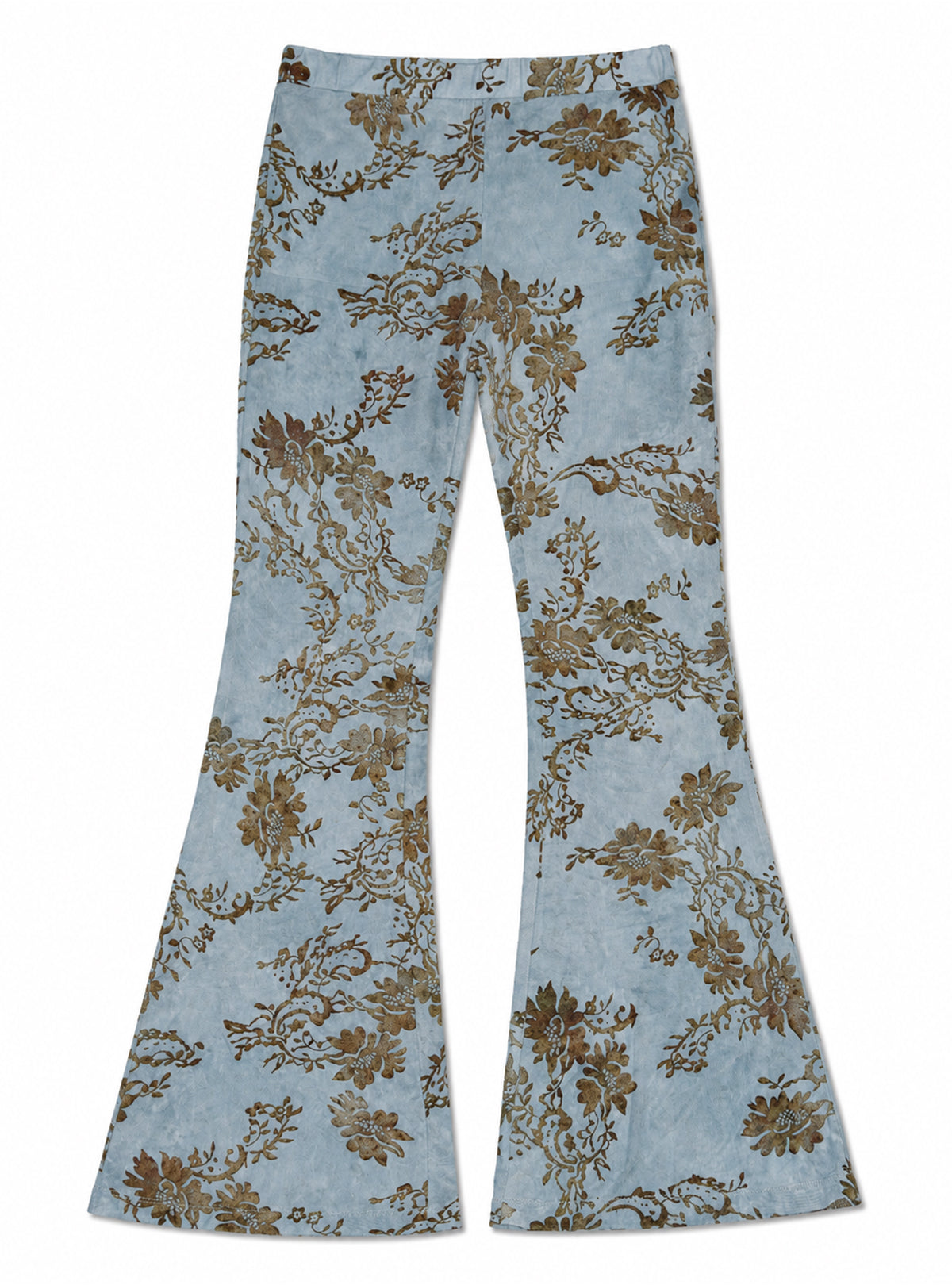 Flocky Tulle Flare Pants