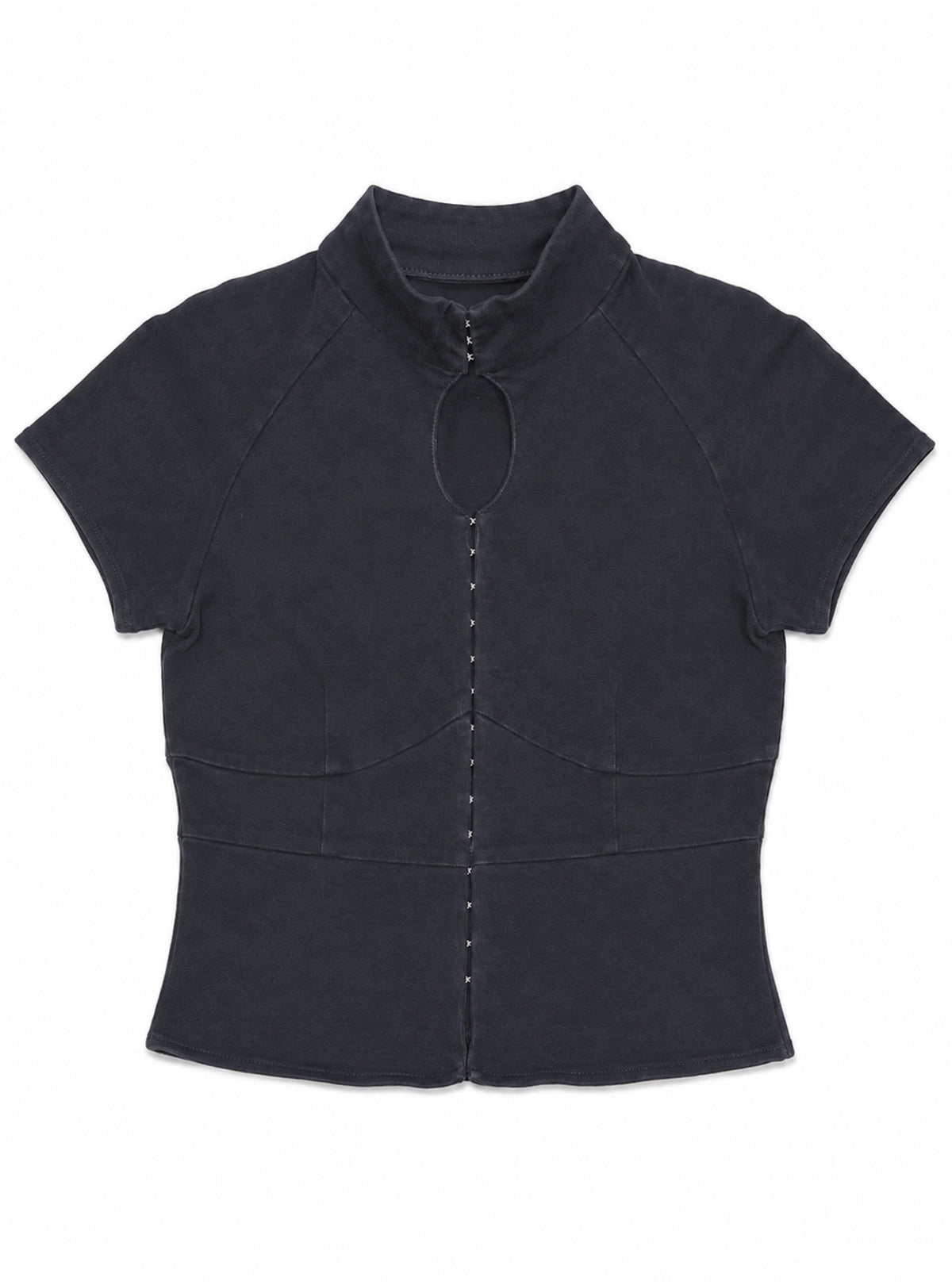 Cutout Peplum Top