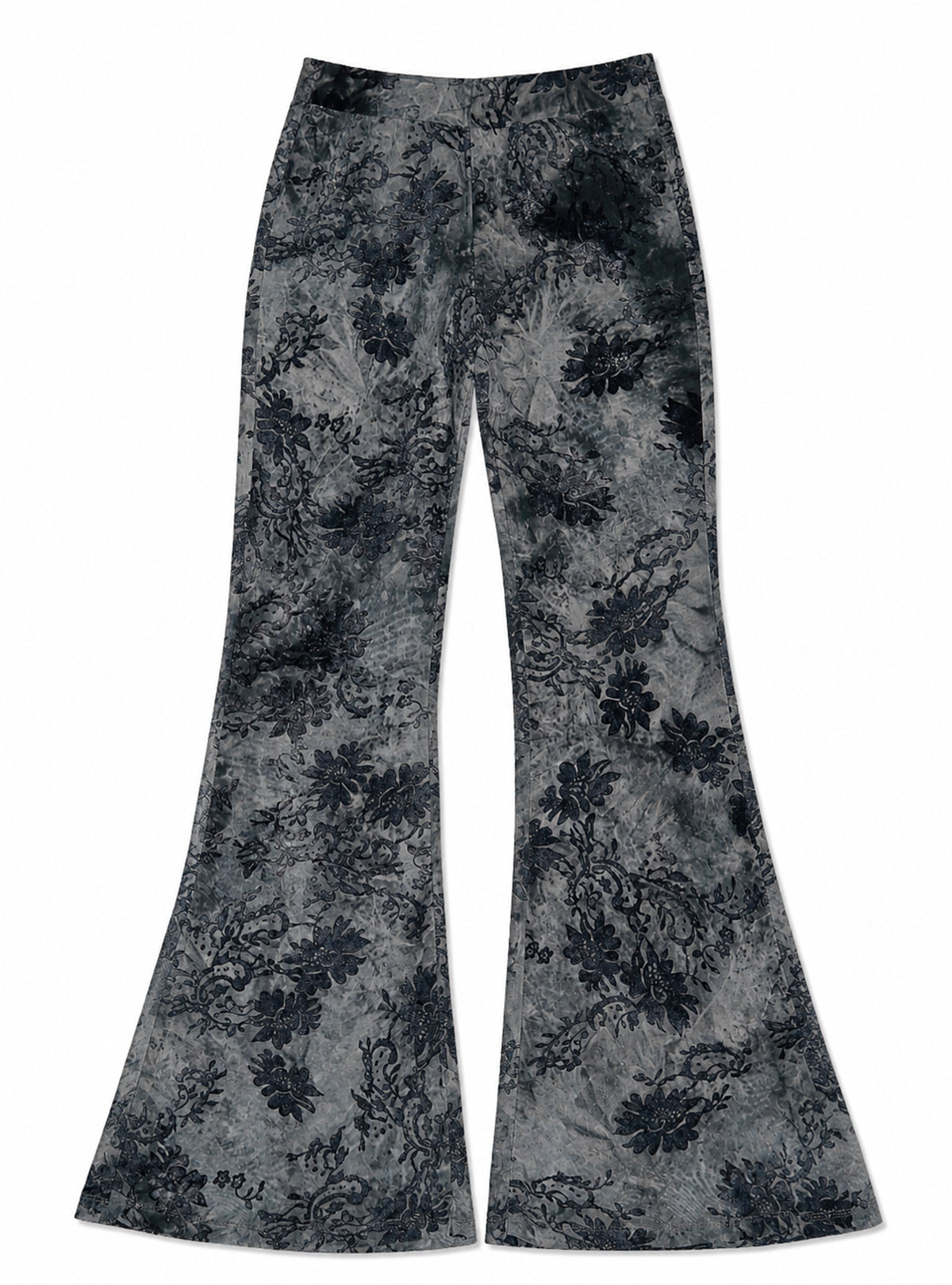 Flocky Tulle Flare Pants