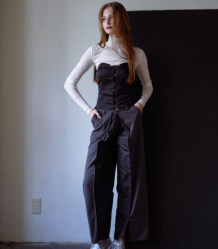 Center Fold Mix Pants | Juemi(ジュエミ)公式通販サイト