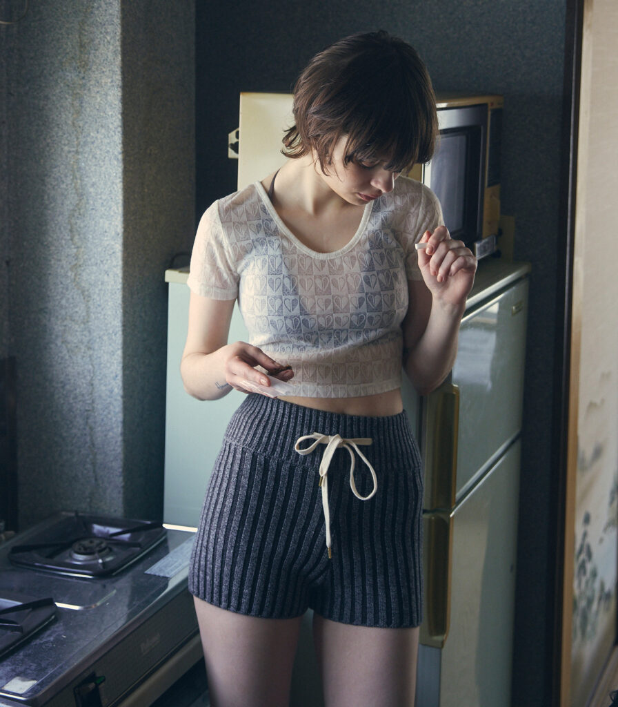 Contrast Knit Shorts | Juemi(ジュエミ)公式通販サイト