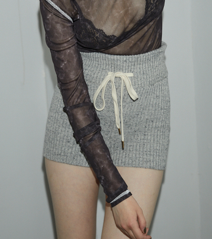 Heather Knit Shorts